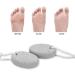 Buy Atomus Natural Pumice Stone - 2 PCs for Effective Feet & Hands Care | Remove Hard Skin & Dead Skin - Large Round Foot Scrub - Buy Online on GoSupps.com