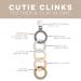 Silicon Bite Ring Baby Toys & Silicone Pacifier Clip - Safe Teething Toys for 3+ Months Toddlers (Gray) - Buy Online on GoSupps.com