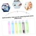 FRCOLOR 6pcs Foldable Portable Toothbrush Set - Travel-Friendly Manual Toothbrushes in Random Colors for Adults - Buy Online on GoSupps.com
