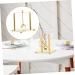 Tissue Dispenser Stand Holder Holdergolden Crystal Windproof Golden Dinner Serviette Tabletop Rack Golden 15.00X13.50X13.50CM - Buy Online on GoSupps.com
