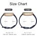 Charlam 6 Pack Replacement Arm Straps for Fitbit Versa 3/4 & Sense | Soft Sports Armbands for Men & Women | Klein S 5.9-7.4 - Black Gray White Pine Green Navy Blue - Buy Online on GoSupps.com