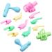 13 pieces of silicone ergonomic writing aid pencil grip training children pencil holder pencil pencil support writing aid grip posture correction tool for children students special needs.