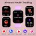 DoSmarter Fitness Tracker Smartwatch | Heart Rate, Blood Oxygen Monitor, Sleep Tracker | Waterproof | Rose Gold+Lavender - Buy Online on GoSupps.com