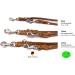 Premium Double Linen Dog Liner for Small & Large Dogs - Adjustable 5m x 12mm Cognac - Buy Online on GoSupps.com