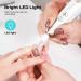 COSLUS 5 in 1 Professional Manicure Pedicure Kit | Electric Nail File Set & Toenail Grinder - 5 Speed Cordless Nail Drill for Thick Nails Cuticles & More for Women Men Baby & Pets - Bright White - Buy Online on GoSupps.com