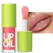 Plumping Lip Oil Lip Gloss Crystal Jelly Lip Care Oil Moisturizing Lip Gloss Long Lasting Lip Balm Liquid Lipsticks High-Shine Plumps Hydrating Nourishing Smooth lightweight Texture (2#)