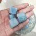 Natural Crystal Rough 100g 10-15pcs Large Particles Natural Aquamarine Quartz Crystal Specimen Lucky Crystal Love Natural s and Minerals - Buy Online on GoSupps.com