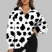 Pimelu Women's Printed Hoodie Long Sleeve Pullover Top - White, Large | Fall/Winter 2022 Collection - Buy Online on GoSupps.com