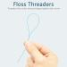DanTicy Floss Threaders for Braces Bridges Implants 200PCS (4Pack) - Blue - Buy Online on GoSupps.com