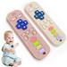 teething ring baby 2 sets of teething ring baby silicone BPA-free baby toy 6 months teething aid baby 6-12 months
