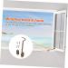 Alipis 1 Set Door and Window Buckle Vintage Window Hook Window Lock Hook Buckle Hook Door Latch Pure Copper 10.5X3.1X0.6CM Bronzed - Buy Online on GoSupps.com