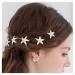 Yheakne vintage Seestern hairpong hairpong silver rhinestone wedding hairpin decorative bobby pin bride hair accessories for women and girls 3 pieces