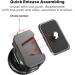 Quick Release Monitor Mount Bracket with Angle Adjustable Hot/Cold Shoe, Mic Holder, and 1/4 Fast Slide Plate - Video Shooting Accessories for Sony, Canon, Nikon, Fujifilm DSLR - Buy Online on GoSupps.com