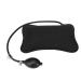 EQULUP inflatable lumbar pillow self-inflating airback support pillow manual pressing adjustable pillows for the lower back for car travel office black