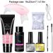 LOUMMRCY Polygel Nail Kit - Complete 8 Piece Starter Set for Beginners | DIY French Nail Art & Manicure at Home - Buy Online on GoSupps.com