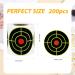 AIEX 200pcs 3 Inch Self Adhesive Splatter Shooting Targets - Round Reactive Paper Targets for Shooting Range - Buy Online on GoSupps.com