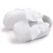 LACOFIA Baby Girls Christening Shoes | Anti-Slip Soft Sole Prewalkers 0-3 Months - White - Buy Online on GoSupps.com