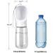 Emwel Large Portable Dog Water Bottle - 550ml Leak-Proof Puppy Dispenser for Pets - White - Buy Online on GoSupps.com