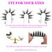 Kisslily 8 Pairs 18MM 3D False Lashes Pack - Fluffy Curled False Eyelashes - Buy Online on GoSupps.com