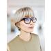 Reading Glasses Frame for Women | UV Blue Light Filtering Magnifier | 1.50-3.00 Strength | Stylish Black 2.5x - Buy Online on GoSupps.com