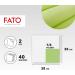 Fato Disposable Paper Napkins - Soft 2-Layer Apple Green 40 Pack FSC Certified - 100% Pure Cellulose - Buy Online on GoSupps.com