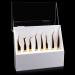Noverlife 8 Slots Eyelash Tweezer Holder Acrylic Lash Tweezer Storage Case with Dust-proof Cover Tweezer Extension Tools Organizer Stand Durable Tweezer Display Stand Box for Salon & Home (White)
