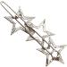 Topkids Accessories Card of 1 Decorative Geometric & Other Patterns Metal Hair slides Hair Grip Clip Simple & Cute Unisex Hair Accessories (Star Crystal Hair Slide) - Buy Online on GoSupps.com