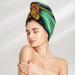 Buy Soft Super Absorbent Hippie Style Microfiber Hair Towel Wrap for Women - Quick Dry Coral Velvet Cap for Long Curly & Thick Hair - Buy Online on GoSupps.com