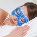 NEWGO Cooling Eye Mask for Puffy Eyes Hot Cold Therapy Gel Eye Mask with Lemon Scent Relief for Swollen Eyes Dark Circles Stress Migraine Headaches Sinus Pain - Blue - Buy Online on GoSupps.com