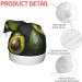 Rainbow Flowers pattern LED Christmas Hat for Adults - Vibrant Colors and Long-lasting LED Lights Avocado Fruit Pattern 1 - Buy Online on GoSupps.com