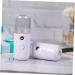 Baluue 2 Pcs Air Humidifier Handy Mini Sprayer Humidifier Face Mist Skin Care Tools for Face Portable White - Buy Online on GoSupps.com