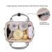 Gray Breast Pump Bag with Cooler Pocket - Mini Pumping Tote with USB Charging Port for Working Moms - Buy Online on GoSupps.com