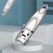 Professional Nail Clippers | Nail Clippers | Stainless Steel Nail Clippers | Precision Nail Trimmers | Curved Edge Nail Trimmers | Nail Clippers with Catcher | Heavy-Duty Nail Clippers | Curved Edge Silver - Buy Online on GoSupps.com