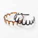 2 ZigZag Headband Zigzag Tooth Headband Z-Shaped Hair Comb Headband No Slip Shark Tooth Washing Face Accessories Headbands Wavy Comb Headband For Men Girls - Buy Online on GoSupps.com