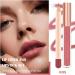 Matte Nude Lip Liner and Lipstick Makeup Set Matte Liquid Lipstick/Nude Lip Stain High Pigment Lipstick & Lipliner Pencil for Women Smooth Lip Color (05) - Buy Online on GoSupps.com