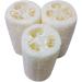 Lazzboy Natural Loofah Bath Sponge Scrubber Pad - Hot White | Premium Body Shower Exfoliator for Gentle Cleansing - Buy Online on GoSupps.com