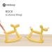 Buy Miraloop Bite Ring for Baby - 2 Pack Jellydog Teething Toy | Food-Safe Silicone BPA-Free Dental Aid for 3+ Months - Green & Yellow - Buy Online on GoSupps.com