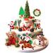 GULELAYAR 90PCS Christmas Cupcake Toppers Santa Claus Tree Snowman Cake Topper DIY Cake Insert Topper Christmas Toothpick Flags Cake Decorations for Christmas Party Holiday Supplies - Buy Online on GoSupps.com