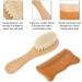 Walmeck 2pcs/Set Baby Hair Brush Comb Natural Wool Wooden Hairbrush Newborn Infant Comb Head Massager Baby Grooming Kit - Buy Online on GoSupps.com