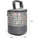 LCY Insulated Baby Bottle Cooler Bag | Holds 4 Bottles | Grey & Pink Dots - Buy Online on GoSupps.com