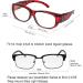 Fit Over Blue Light Blocking Glasses and Computer Eyewear- Wear Over Prescription Glasses/Reading Glasses/RX Glasses - Buy Online on GoSupps.com