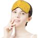Buy Yellow Cheese Sleep Mask for Women - Adjustable Eye Shades with Elastic Strap for Better Sleep - Buy Online on GoSupps.com