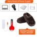 Amonida Electrical Foot Warmers - Adjustable 3-Heat 5V Heated Shoes with Dual Zippers (Coffee) - Perfect for All Seasons | Buy Internationally - Buy Online on GoSupps.com