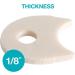 Steins Aperture Foam Corn Pads - Toe Separator & Cushion | Alleviates Shoe Friction | 100 Count Cream - Buy Online on GoSupps.com