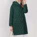 Womens Diamond Quilted Long Puffer Jacket Coat Hooded Button Up Jacket Coats with Pockets Belt Long Trench Coat Green#10 Medium - Buy Online on GoSupps.com