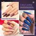 AZUREBEAUTY Dip Powder Nail Kit: 19Pcs Starter Set with 12 Colors for French Nail Art Manicure - Pink Blue Nude Winter Dipping Powder System with Essential Liquid Set and 2-in-1 Base/Top Coat Activator - Urban Night Collection - Buy Online on GoSupps.com