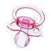 Landofgenie Adult Size Pacifier - Large Shield Gloss Transparent Design - 2 Pack (Blue & Pink) - International Shipping Available - Buy Online on GoSupps.com