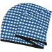 Blue Gingham Microfiber Hair Towel | Super Absorbent Quick Dry Wrap for Long Curly & Thick Hair - Soft Coral Velvet - Buy Online on GoSupps.com