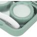 Buy Green Contact Lens Storage Container with Silicone and Mirror | Safe & Compact Contact Lens Etui - Buy Online on GoSupps.com