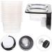 Reptiles Feeding Bowl Breeding Tank Feeder Food Water Dish for Crested Gecko Magnetic Reptile Feeding Dish 11.7X6.3X5.7CM Black - Buy Online on GoSupps.com